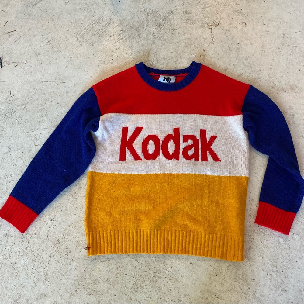 Rare Kodak Colorblock Sweater 2018
